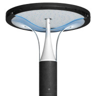 ΦΩΤΙΣΤΙΚΟ ΙΣΤΟΥ ΚΟΡΥΦΗΣ CANTHUS LED Φ360 43W - 4000K - IP65 - IK10