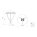 ΦΩΤΙΣΤΙΚΟ ΙΣΤΟΥ ΚΟΡΥΦΗΣ COSMO DELTA LED INOX 42W 4000K - IP66