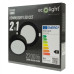 LED PANEL ΟΡΟΦΗΣ - ΨΕΥΔΟΡΟΦΗΣ ΣΤΡΟΓΓΥΛΟ ECOLIGHT 24W - CCT - 2200Lm - IP20