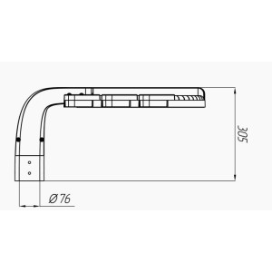 ΦΩΤΙΣΤΙΚΟ ΙΣΤΟΥ ΚΟΡΥΦΗΣ ROTARY 3 LED 40W - 4000K - IP66