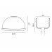 ΦΩΤΙΣΤΙΚΟ ΙΣΤΟΥ ΚΟΡΥΦΗΣ CUPOLA LED 30W 4000Κ IP66 - ENEC