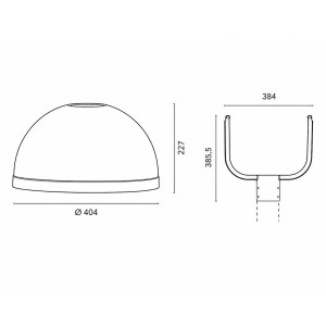 ΦΩΤΙΣΤΙΚΟ ΙΣΤΟΥ ΚΟΡΥΦΗΣ CUPOLA LED 60W 4000Κ IP66 - ENEC
