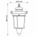 ΦΩΤΙΣΤΙΚΟ ΙΣΤΟΥ ΦΑΝΑΡΙ ΚΟΡΥΦΗΣ COLOSSEUM LED SMD 120W - 4000K ALUMINIUM IP66 - IK10