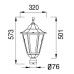 ΦΩΤΙΣΤΙΚΟ ΙΣΤΟΥ ΦΑΝΑΡΙ ΚΟΡΥΦΗΣ HEXAGON 50cm LED MODULE OSRAM 24W - IP65
