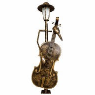 ΦΩΤΙΣΤΙΚΟ ΠΑΡΚΟΥ MUSICIAN CELLO 1.8m - E27 - IP65 - BRASS