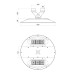 ΦΩΤΙΣΤΙΚΟ ΚΡΕΜΑΣΤΟ FUTURA HANG SPAN-WIRE LED 50W 3000K IP66 IK09