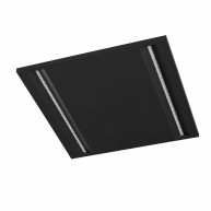 ΦΩΤΙΣΤΙΚΟ ΟΡΟΦΗΣ ΣΧΟΛΕΙΩΝ & ΓΡΑΦΕΙΩΝ UNIVERSITY LED 40W - 3CCT - BLACK - 600x600mm - IP20