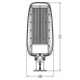 ΦΩΤΙΣΤΙΚΟ ΒΡΑΧΙΟΝΟΣ GENIUS PREMIUM LED 200W 4000K 26000Lm IP65