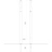 ΦΩΤΙΣΤΙΚΟΣ ΙΣΤΟΣ IANUS URBAN MONO 2.4m LED 16W - 4000K - IP66 - IK10