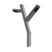 ΦΩΤΙΣΤΙΚΟΣ ΙΣΤΟΣ 4.5m ZITA DOUBLE 2X40W - IP66 IK08 3000K