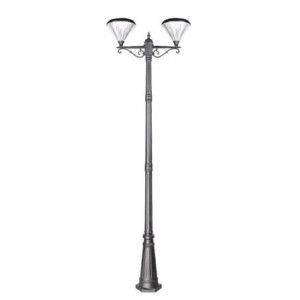 ΦΩΤΙΣΤΙΚΟΣ ΙΣΤΟΣ SOLAR DOUBLE DIAMOND LED 2x40W - IP65 - ALUMINUM 2.60m