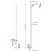 ΦΩΤΙΣΤΙΚΟΣ ΙΣΤΟΣ SMART VERTICAL 4.5m SINGLE LED 40W - IP66