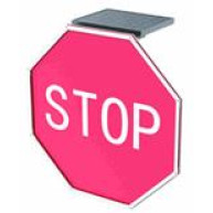 ΗΛΙΑΚΟ ΣΕΤ ΦΩΤΕΙΝΗΣ ΠΙΝΑΚΙΔΑΣ SOLAR STOP FLASH 75x75cm - IP65