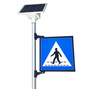 ΗΛΙΑΚΟ ΣΕΤ ΑΥΤΟΦΩΤΙΖΟΜΕΝΗ ΠΙΝΑΚΙΔΑ LIGHT BOX ΜΟΝΗΣ ΟΨΗΣ 65x65cm IP65