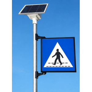 ΗΛΙΑΚΟ ΣΕΤ ΑΥΤΟΦΩΤΙΖΟΜΕΝΗ ΠΙΝΑΚΙΔΑ LIGHT BOX ΜΟΝΗΣ ΟΨΗΣ 65x65cm IP65