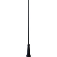 ΙΣΤΟΣ ΑΛΟΥΜΙΝΟΥ ΜΕ ΒΑΣΗ ABS PLASTIC 2m - N860 - ΣΩΛΗΝΑΣ Φ60
