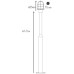 ΙΣΤΟΣ ΚΟΛΩΝΑ ΟΡΕΙΧΑΛΚΙΝΗ 3.00Μ HELONA 60W - E27 - IP65