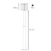 ΙΣΤΟΣ ΚΟΛΩΝΑ ΟΡΕΙΧΑΛΚΙΝΗ 3.00Μ FANOS 60W - E27 - IP65