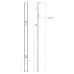 ΙΣΤΟΣ ΧΑΛΥΒΔΙΝΟΣ ΟΡΘΟΓΩΝΙΚΟΣ RECTA 200x100x3mm 6.00m ΓΖ & ΒΑΜΜΕΝΟΣ