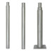ΙΣΤΟΣ ΧΑΛΥΒΔΙΝΟΣ 3m ECO POLE ΤΜΗΜΑΤΙΚΟΣ Φ100-Φ60 SILVER GREY 2mm