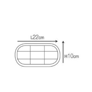 ΚΑΡΑΒΟΧΕΛΩΝΑ ΟΡΕΙΧΑΛΚΙΝΗ Ν17 60W - E27 - IP65