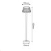 ΚΟΛΩΝΑΚΙ ΑΛΟΥΜΙΝΙΟΥ LAMBADA LED 10W - GREY - IP65
