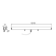 KOYTI ΕΝΤΟΙΧΙΣΜΟΥ ΕΔΑΦΟΥΣ - TOIXOY 312mm (RAISE LINEAR RECESSED HOUSING)