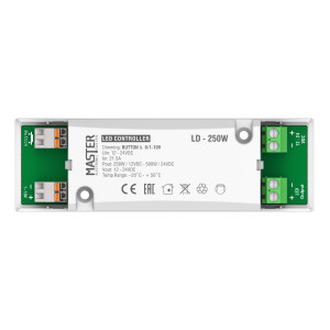 LED CONTROLLER BUTTON & 1-10V 21A - 252W/12V - 504W/24V - SINGLE COLOR TAPE