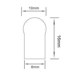 ΛΩΡΙΔΑ LED NEON FLEX 8W - RED - 230V - Φ8 - IP66