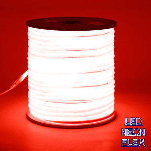 ΛΩΡΙΔΑ LED 360° NEON FLEX 12W - RED - 230V - Φ13 - IP68
