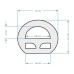 ΛΩΡΙΔΑ LED 360° NEON FLEX 12W - GREEN - 230V - Φ13 - IP68
