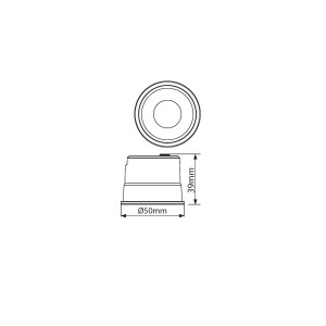 MINI LED SPOT FUTURA 9W - 3CCT - ΜΑΥΡΟ