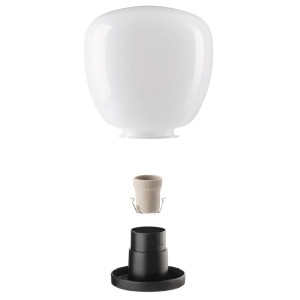 ΜΠΑΛΑ ΑΘΡΑΥΣΤΗ ΑΚΡΥΛΙΚΗ ANFORA Φ20 OPAL ΜΕ ΒΑΣΗ - E27 - 40W