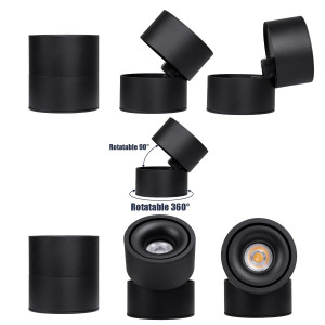 ΠΛΑΦΟΝΙΕΡΑ SPOT CLOUD BLACK COB LED 12W - 2700K - IP20