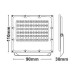 ΠΡΟΒΟΛΕΑΣ JADE LED 10W - 3000K - 1140Lm - 100-277V AC - IK08 - 5YRS - IP65 - BLACK