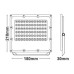 ΠΡΟΒΟΛΑΙΑΣ JADE LED 50W - 4000K - 6000Lm - 100-277V AC - IK08 - 5YRS - IP65 - WHITE