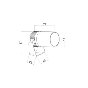ΠΡΟΒΟΛΑΚΙ ΚΗΠΟΥ & EΠITOIXO COLIBRI7 LED 6W 3000K 40° IP65