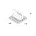 ΠΡΟΒΟΛΕΑΣ LED BIG POLI 40000 HP WITH BRACKET 200W - 156x68° - 1750K - ASYMMETRIC - ENEC