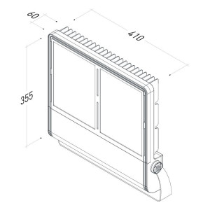 ΠΡΟΒΟΛΕΑΣ LED BIG 39000 HP 195W - 15° - 3000K - SYMMETRIC - ENEC