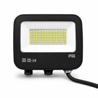 ΠΡΟΒΟΛΕΑΣ COMBI ΜΕ ΔΥΝΑΤΟΤΗΤΑ ΕΠΙΛΟΓΗΣ 10-20-30W & 3CCT - ΜΑΥΡΟ