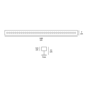 ΠΡΟΒΟΛΕΑΣ FLOOD LED 10° WALLWASHER 36W - 230V - 4000K - IP65