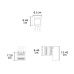 ΠΡΟΒΟΛΕΑΣ FLOOD LED WALLWASHER CASTLE ASYMMETRIC 2W - 24V - 4000K - IP66