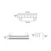 ΠΡΟΒΟΛΕΑΣ FLOOD LED WALLWASHER CASTLE ASYMMETRIC 12W - 230V - 3000K - IP66