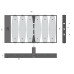 ΠΡΟΒΟΛΕΑΣ LED HEXAGON SQ SYMMETRICAL 240W - 120° - 6 MODULE - 4000K - IP65