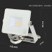 ΠΡΟΒΟΛΕΑΣ VTAC SAMSUNG CHIP LED 10W - 6000K - WHITE - IP65