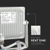 ΠΡΟΒΟΛΕΑΣ VTAC SAMSUNG CHIP LED 20W - 3000K - WHITE - IP65