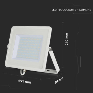 ΠΡΟΒΟΛΕΑΣ VTAC SAMSUNG CHIP LED 100W - 4000K - WHITE - IP65