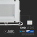 ΠΡΟΒΟΛΕΑΣ VTAC SAMSUNG CHIP LED 200W - 4000K - WHITE - IP65