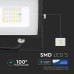 ΠΡΟΒΟΛΕΑΣ VTAC SAMSUNG CHIP LED 20W - 6000K - BLACK - IP65