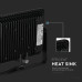 ΠΡΟΒΟΛΕΑΣ VTAC SAMSUNG CHIP LED 50W - 3000K - BLACK - IP65